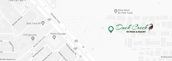 Map to Duck Creek RV Park & Resort